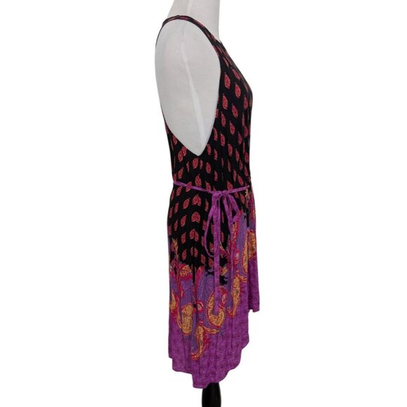 Intimately Free People Paisley Rendezvous Slip Dress Womens Size Small Purple - Picture 6 of 10